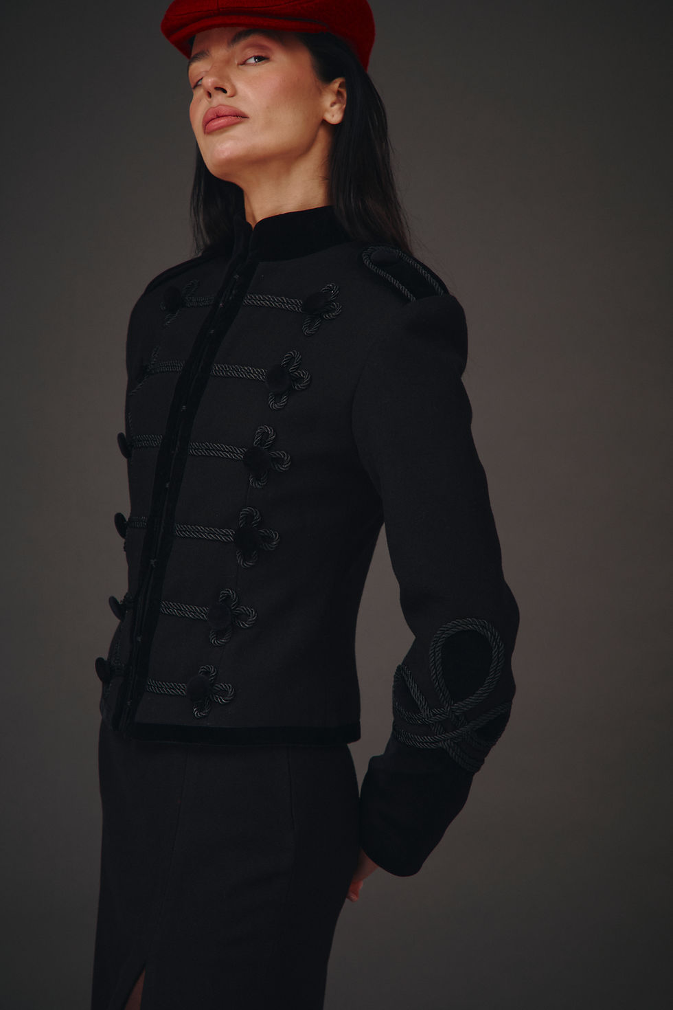 Прев'ю: Napoleon jacket з вовни black