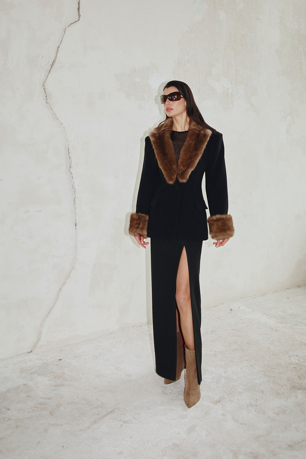 Прев'ю: Спідниця  «CODE» з вовни black