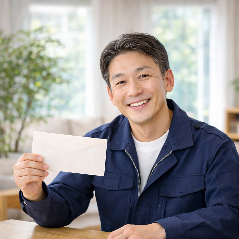 お客様の幸せそうな笑顔