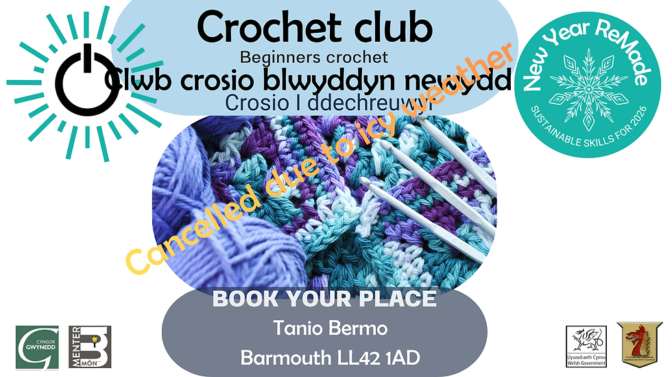Beginners Crochet / Crosio i Ddechreuwyr