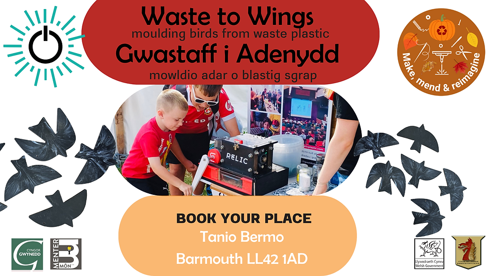 From Waste to Wings / Gwastraff i Adenydd