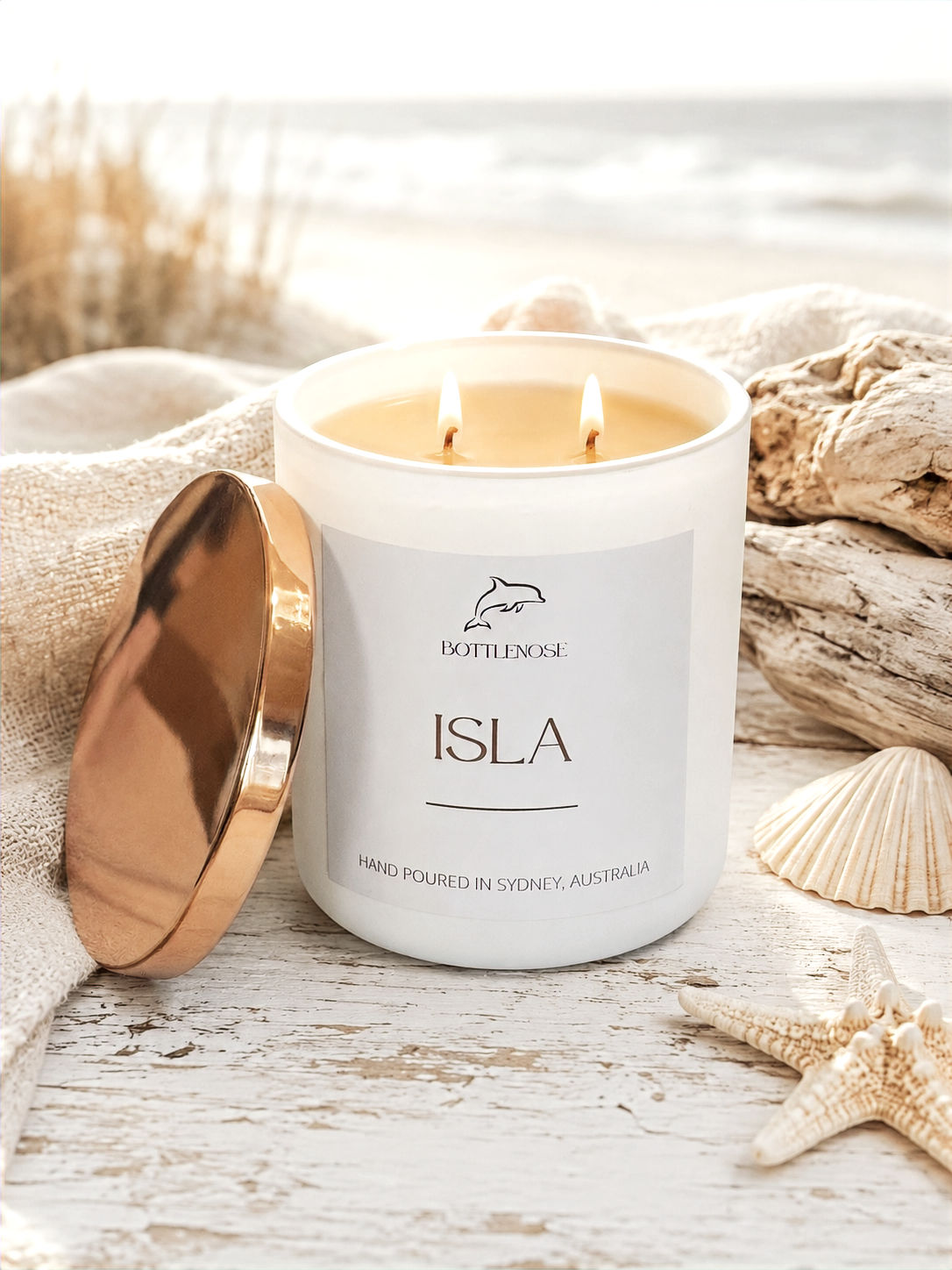 Isla sweet fruity soy Isla sweet fruity soy candle by Bottlenose Candles