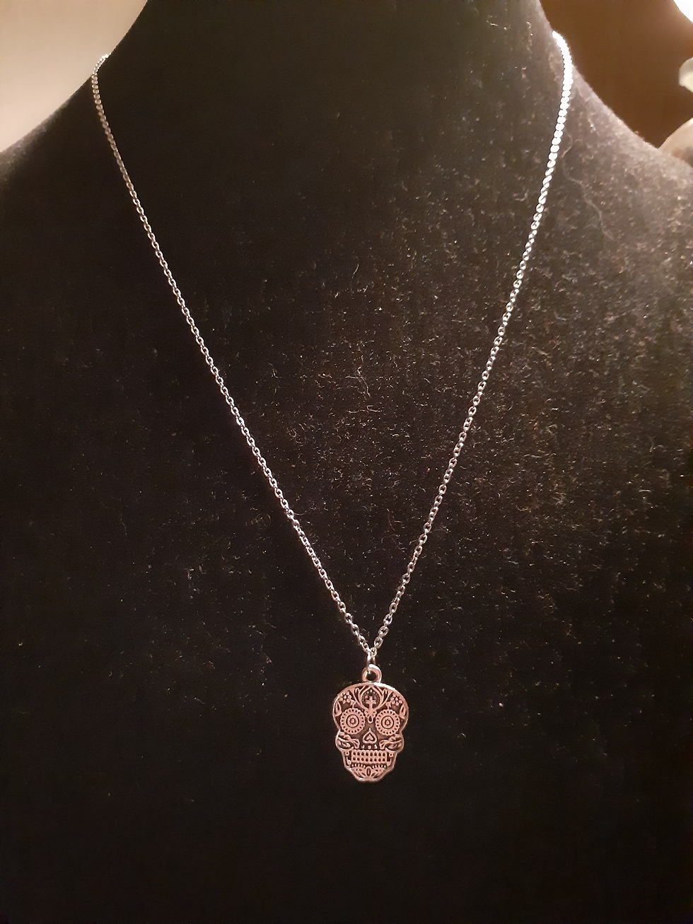 calavera necklace
