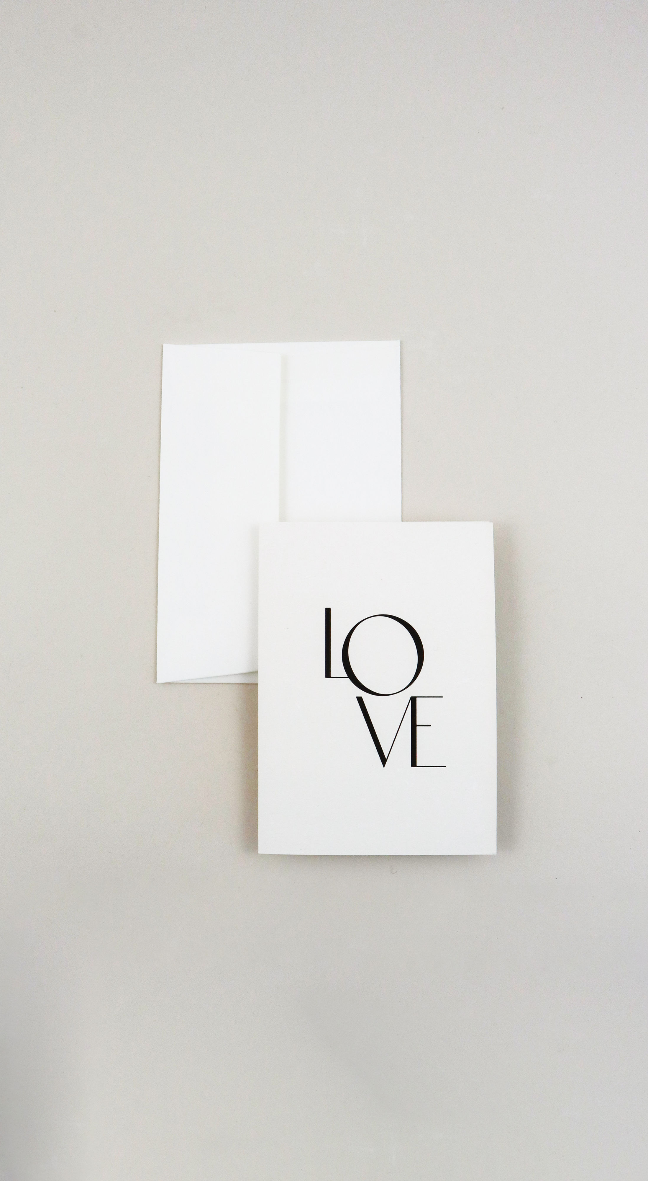 Greetings Card - Love
