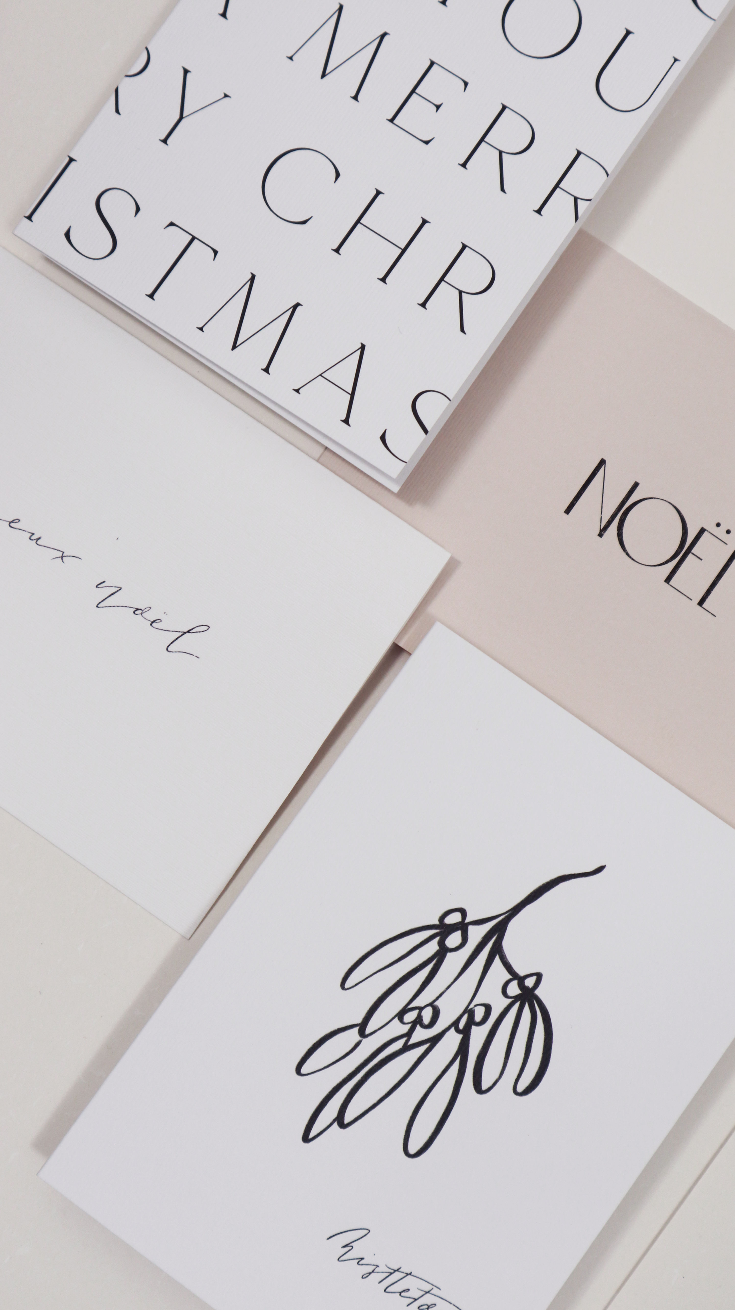 Neutral Christmas Card Pack of 5