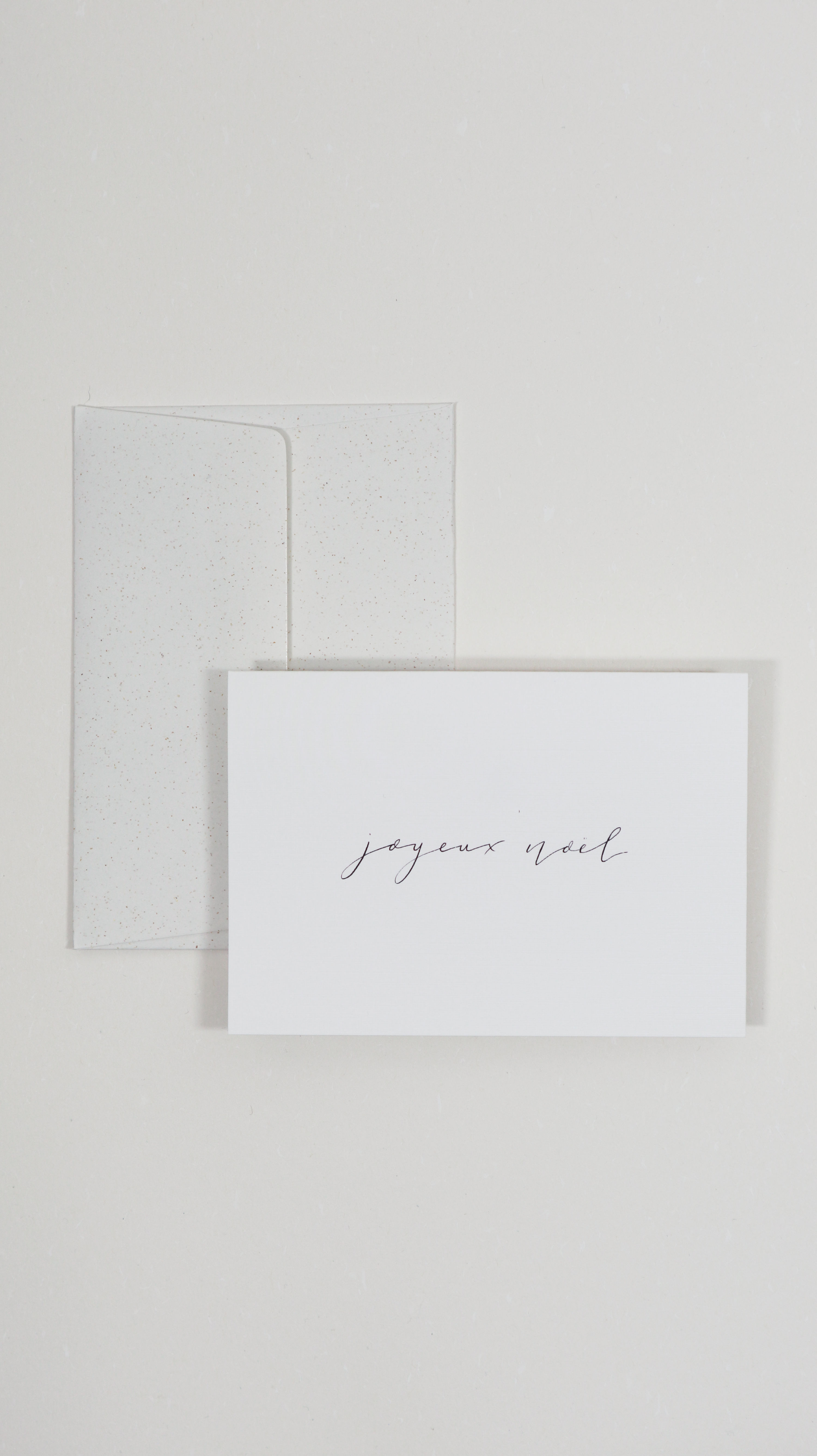 Printed Christmas Card - 'Joyeux Noel'