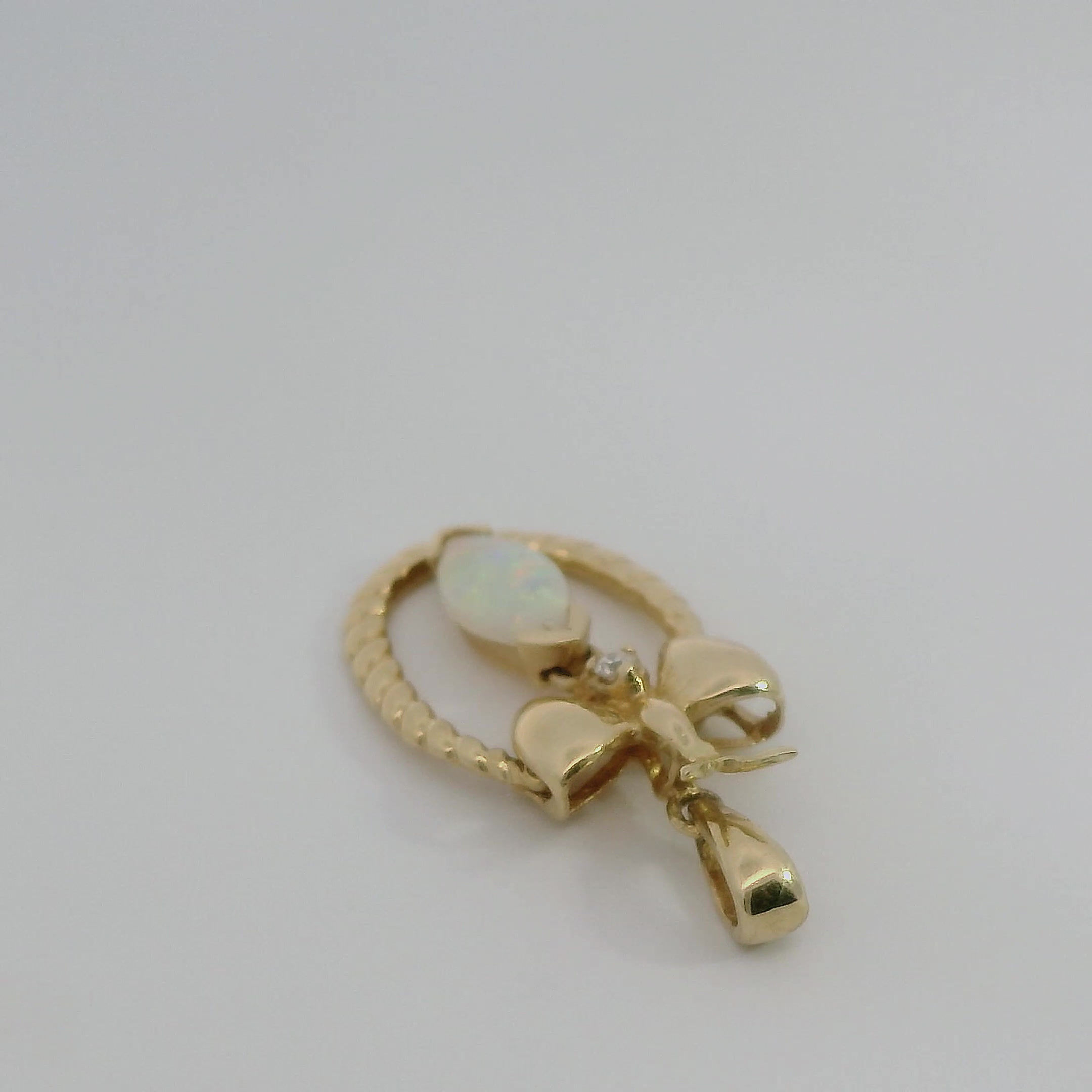 Elegant Opal Pendant