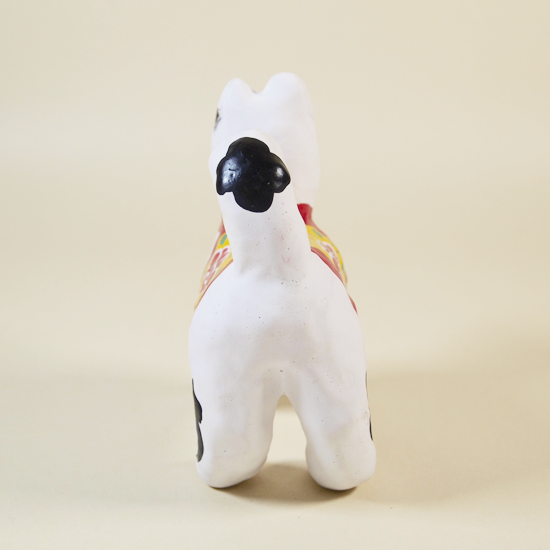 サムネイル： 一宮張り子　犬張子　疱瘡絵より　黄