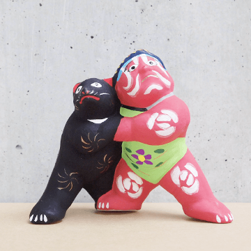 伏見人形 熊金（小） | アトリエガング ATELIERGANGU