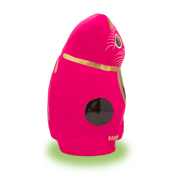 高崎招き猫 ピンク（小） | アトリエガング ATELIERGANGU