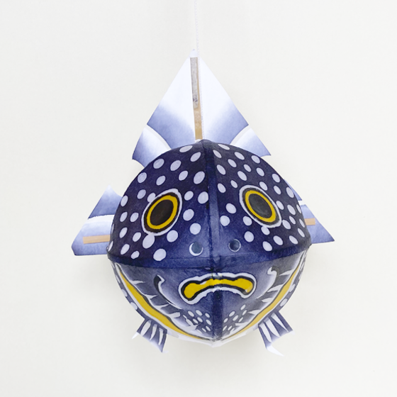 激レア　新潟銅器　弘前ねぷた　子供用じゃがね 金魚ねぷた 4寸 灰 | アトリエガング ATELIERGANGU