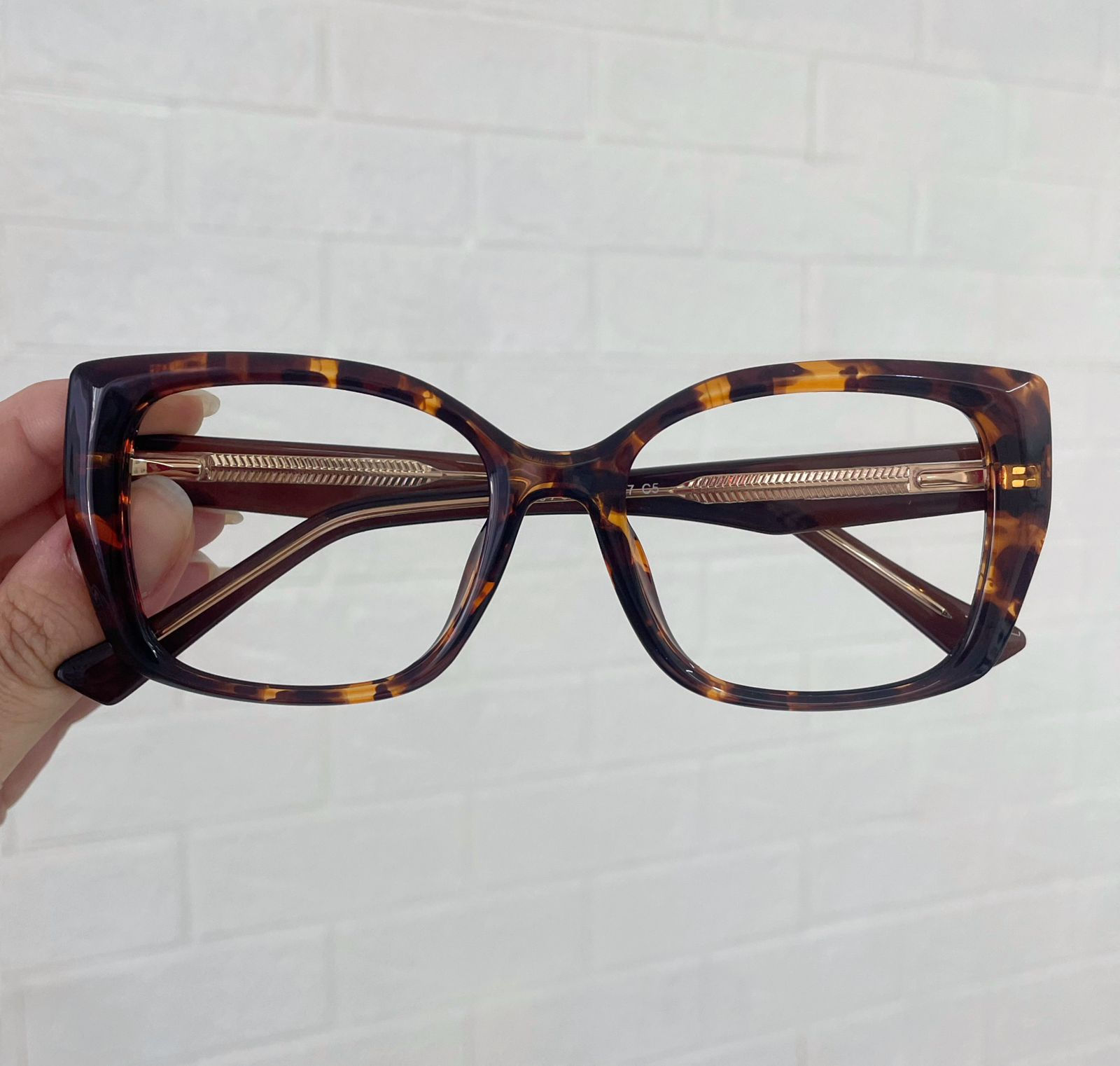 Armação 23003 marrom mesclado