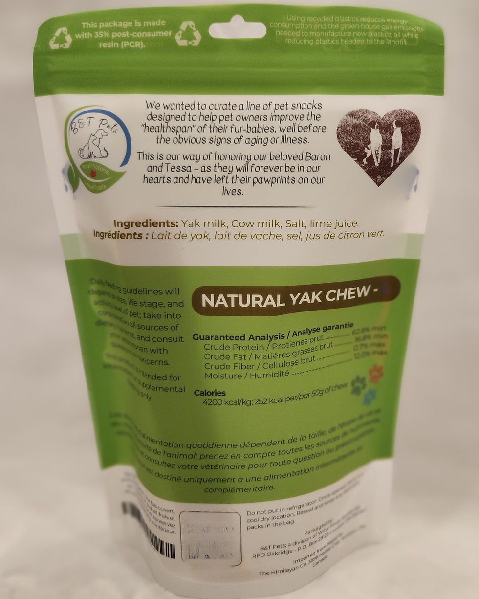 Thumbnail: Himalayan Yak Cheese Chew - Natural Flavor (2 pieces per bag)