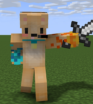 Minecraft Character Scene