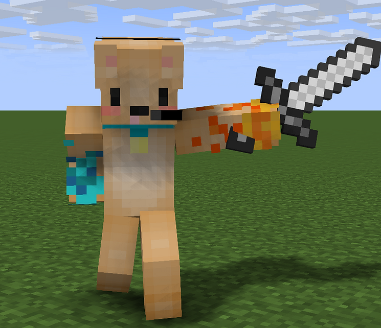 Minecraft Character Scene