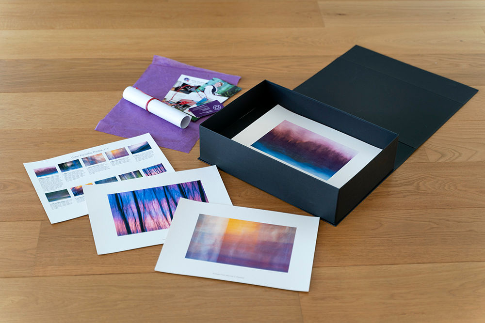 Portfoliolaatikko Violetti