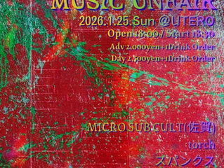 2026/1/25(sun)@utero