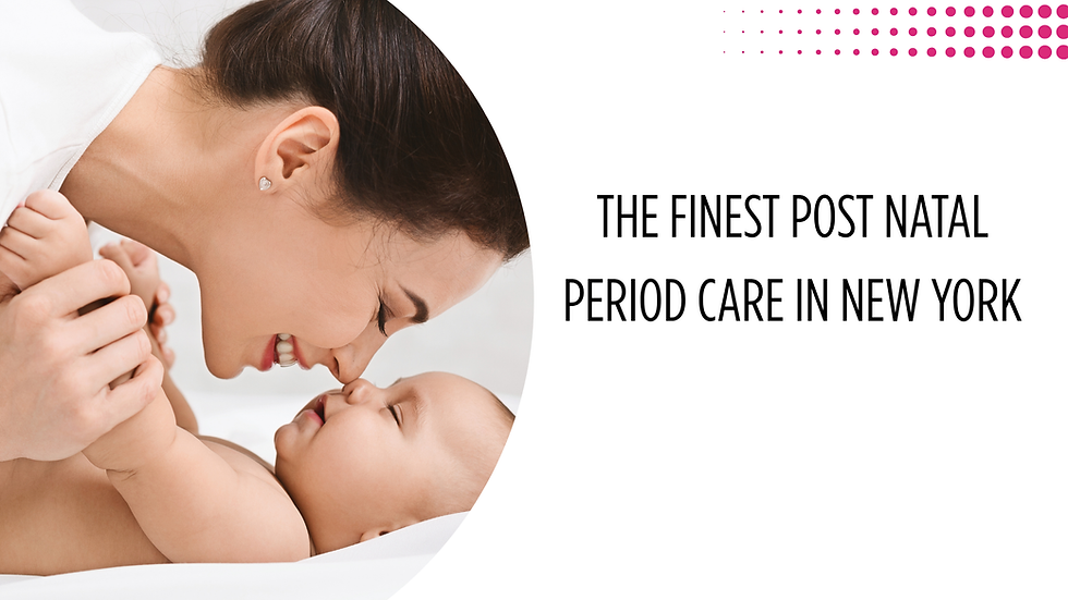 Embracing the Fourth Trimester: The Finest Post Natal Period Care In New York