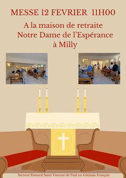 Red and Brown Illustrative Church Holy Mass Poster (2)