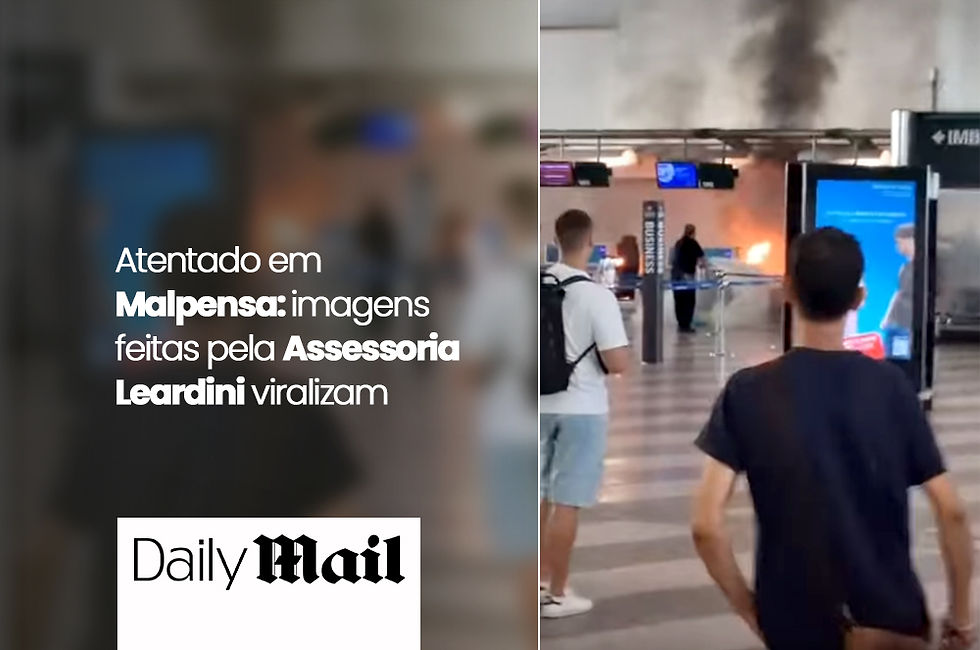 Vídeo da Assessoria Leardini Do Atentado no Aeroporto em Malpensa Repercute na Mídia Internacional