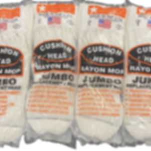 4 Pack Rayon Mop Replacement Heads