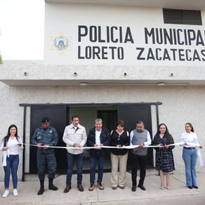 Inaugura Gobernador David Monreal Casa de Seguridad Pública Municipal de Loreto con una inversión total de 4.7 mdp