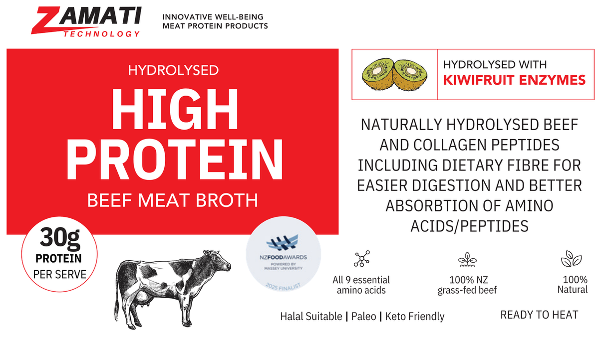 HYDROLYSED HIGH PROTEIN BEEF BROTH