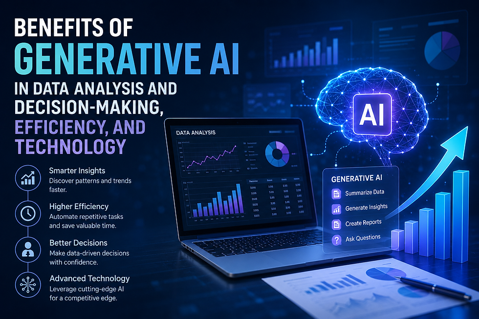 Benefits of Generative AI in Data Analysis and Decision-Making