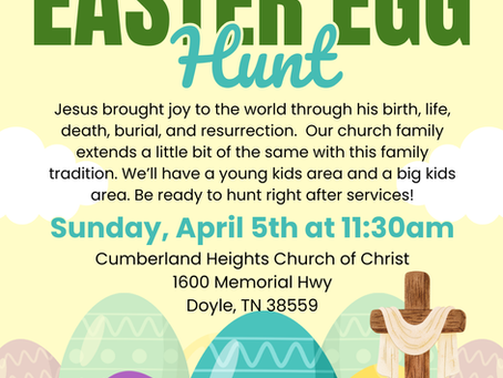 Easter Egg Hunt!