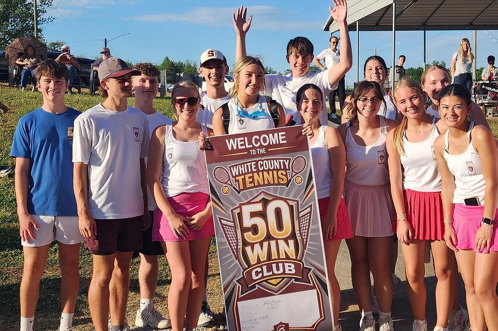 Warrior Tennis Honors Seniors and Three Join Elite “50 Win Club”