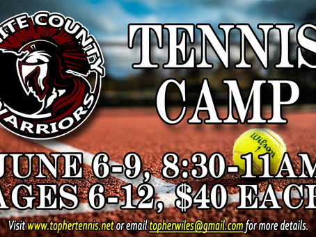 Bring THESE to Warrior Tennis Camp