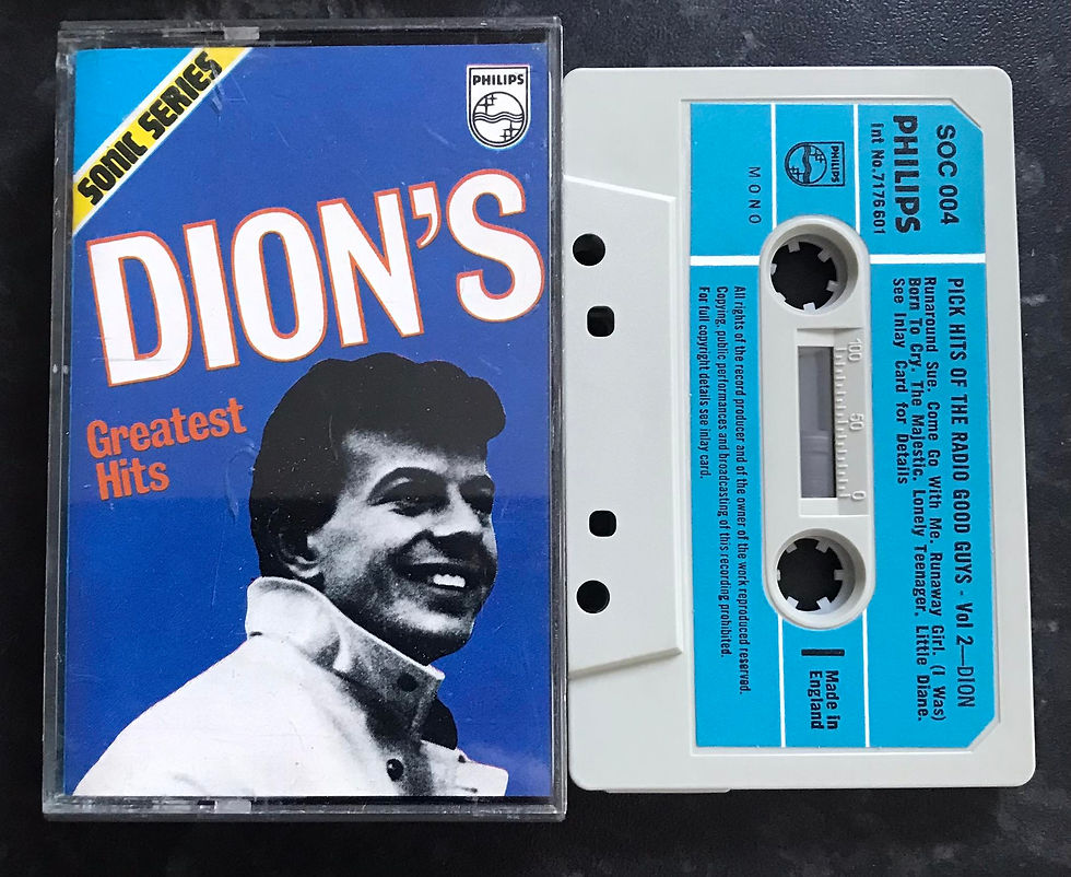 Dion's Greatest Hits, Pick Hits of the Radio Good Guys, Vol 2, SOC 004, Vintage Cassette