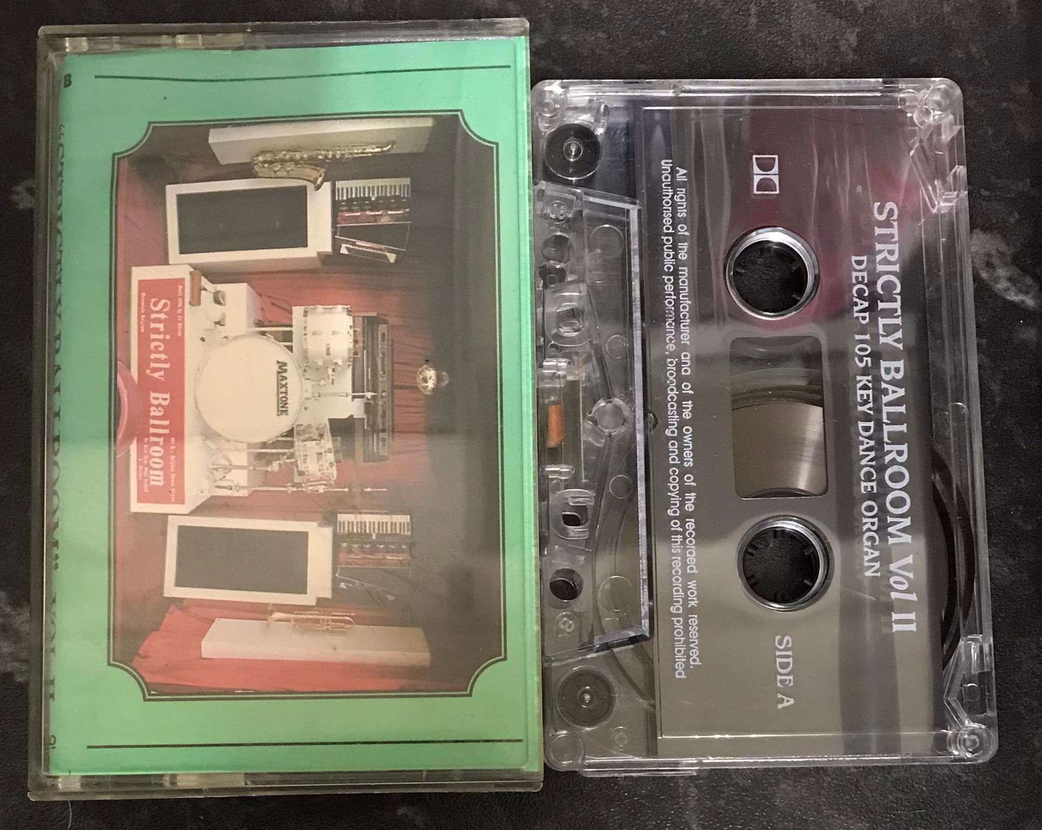 Strictly Ballroom vol 2  - Decap 105 Key Dance Organ - Vintage Cassette