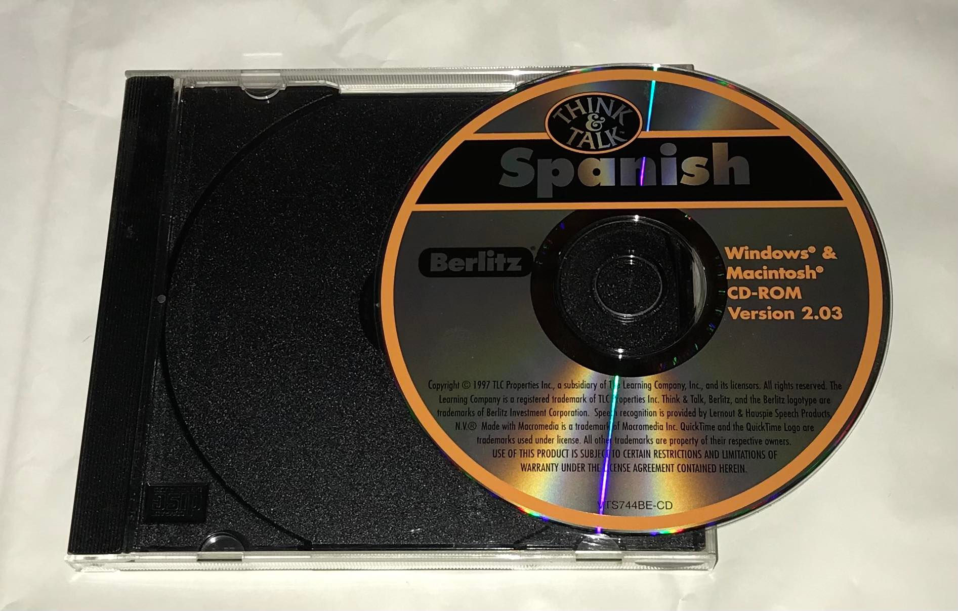 Berlitz Think and Talk Spanish, Language Learning, UK, PC Game, MAC Game