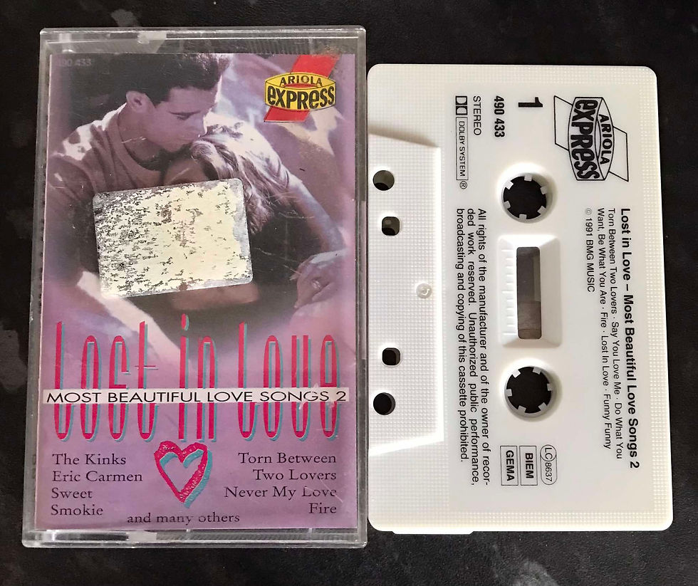 Lost In Love Album, Ariola Express, 490 433, Most Beautiful Love Songs 2, Vintage Cassette