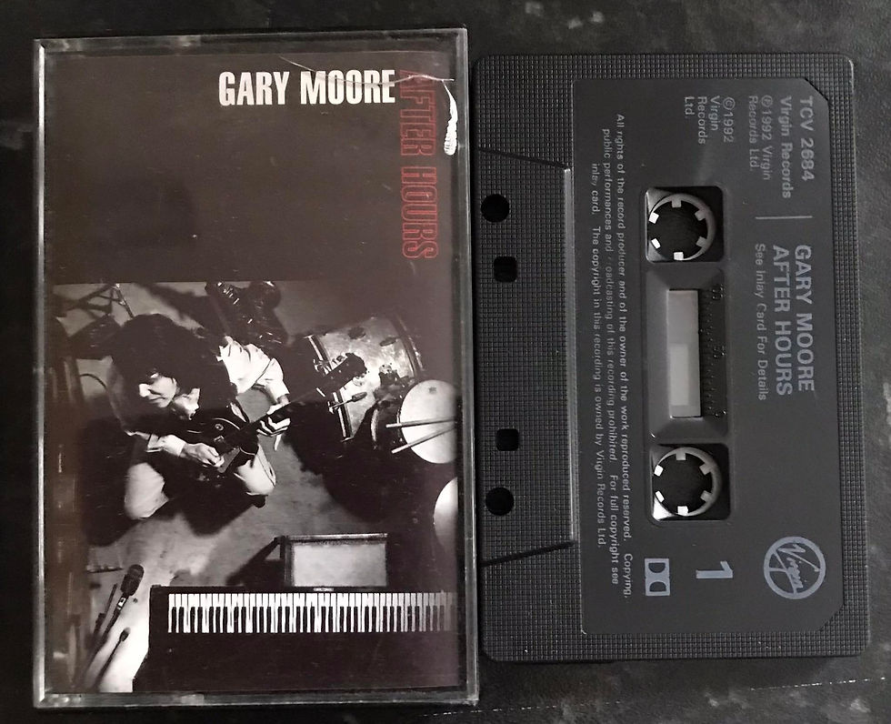 Gary Moore, After Hours Album , Virgin, TCV 2684, Vintage Cassette