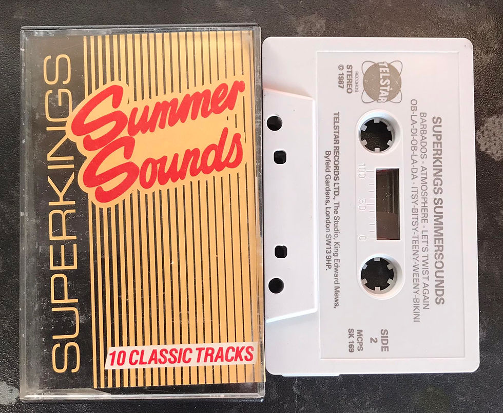 Summer Sounds Album, From Superkings, 1987, (RARE), SK 169, Vintage Cassette