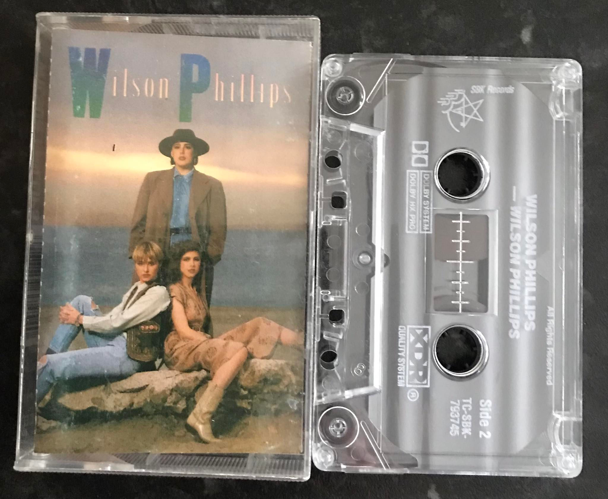Wilson Phillips, SBK Records, SBKTC 5, TCSBK 793745, TC-SBK-793745, Vintage Cassette