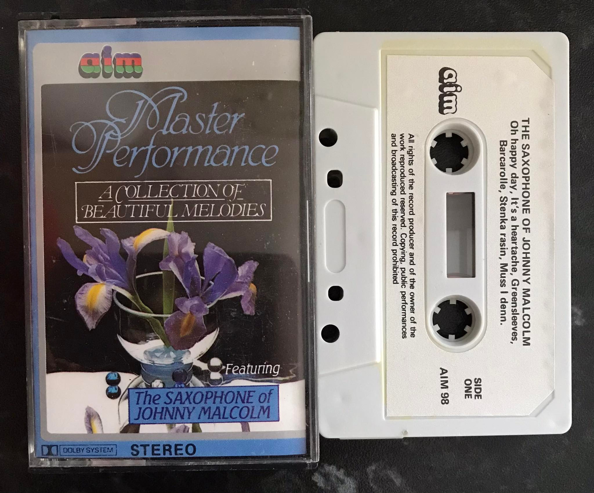 The saxophone of johnny malcolm, Master Performance, AIM 98, Vintage Cassette