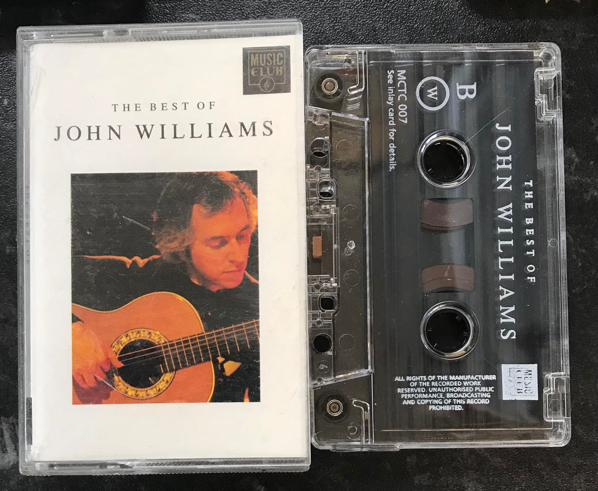The Best of John Williams Album, Music Club Label, MCTC007, Vintage Cassette