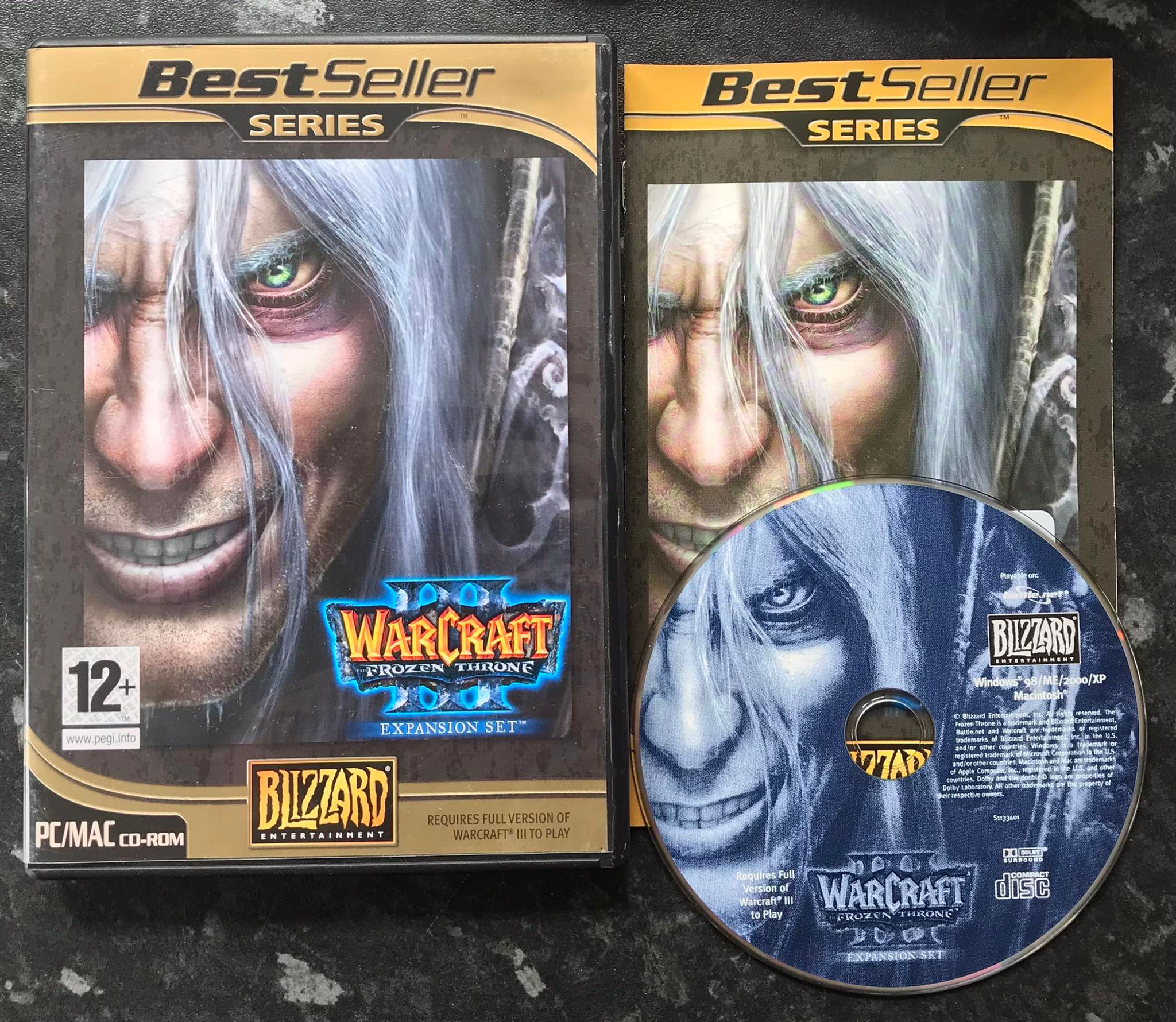 Warcraft III, Frozen Throne Expansion Set, UK, Pal, PC Game, Mac Game