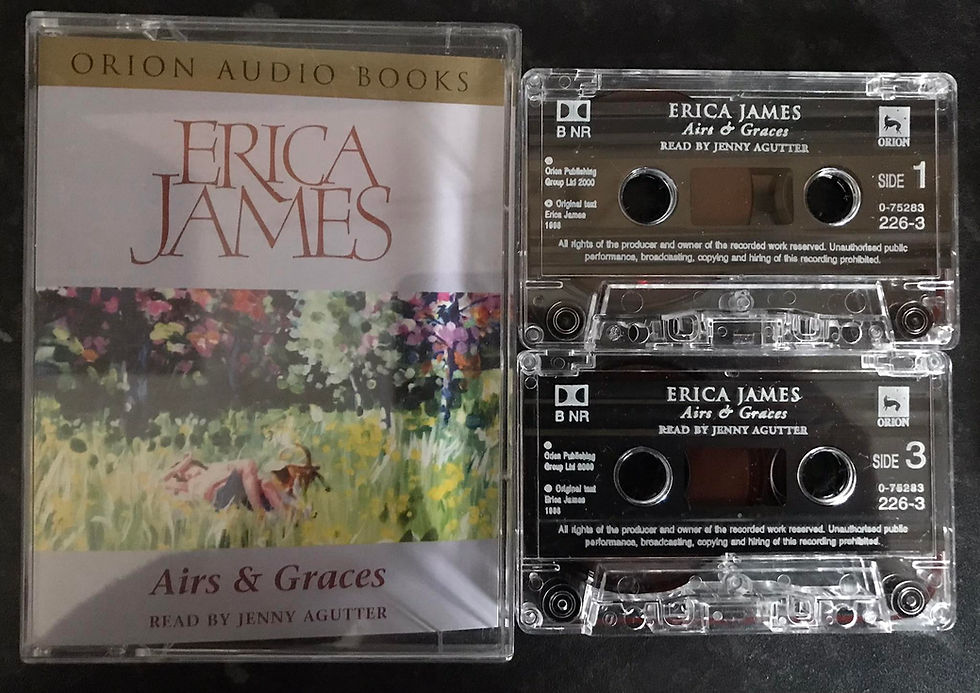 Erica James Audiobook, Airs & Graces , Vintage Cassette