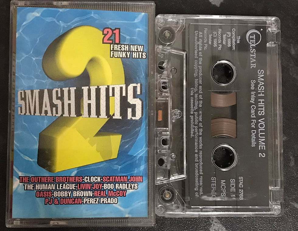 Smash Hits Magazine, Smash Hits 2 Album, Telstar, STAC 2768, Vintage Cassette