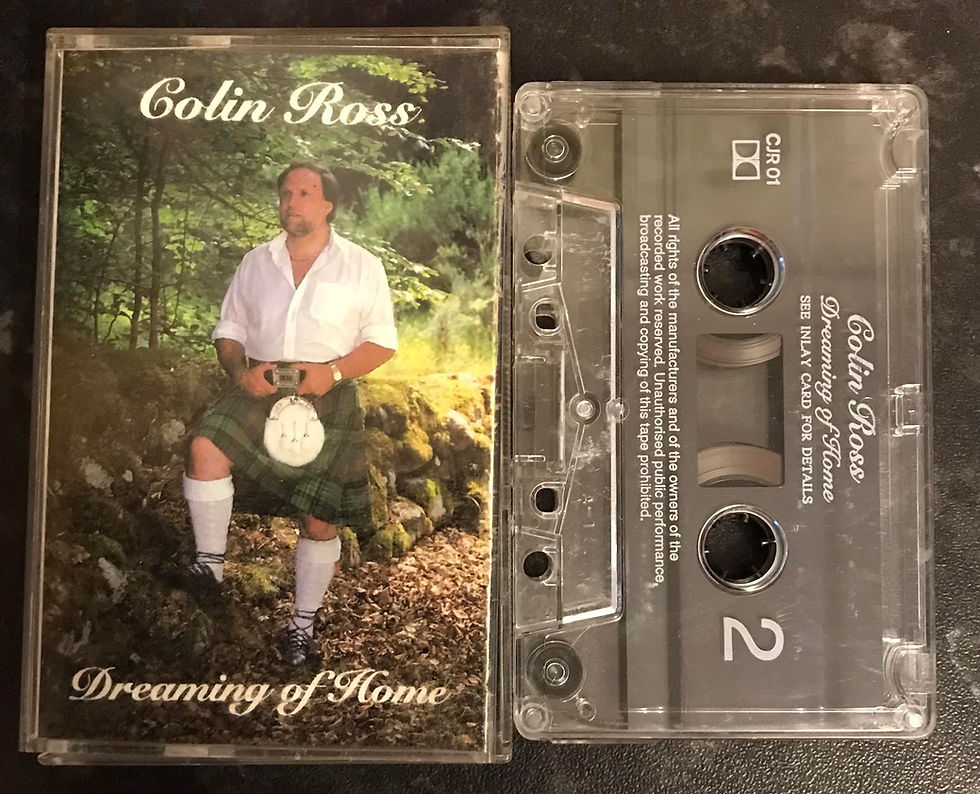 Colin Ross, Dreaming Of Home Album, CJR 01, Vintage Cassette