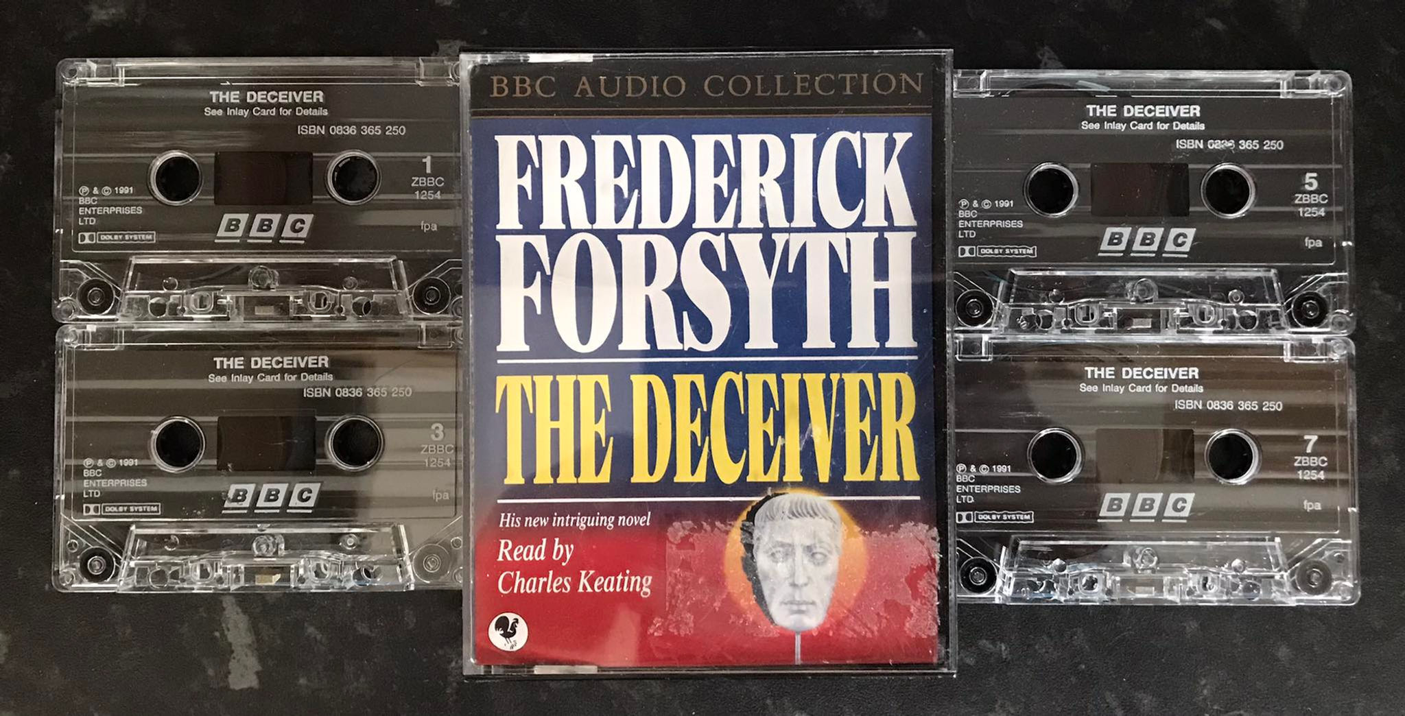 The Deceiver Audiobook, Frederick Forsyth, Vintage Cassette