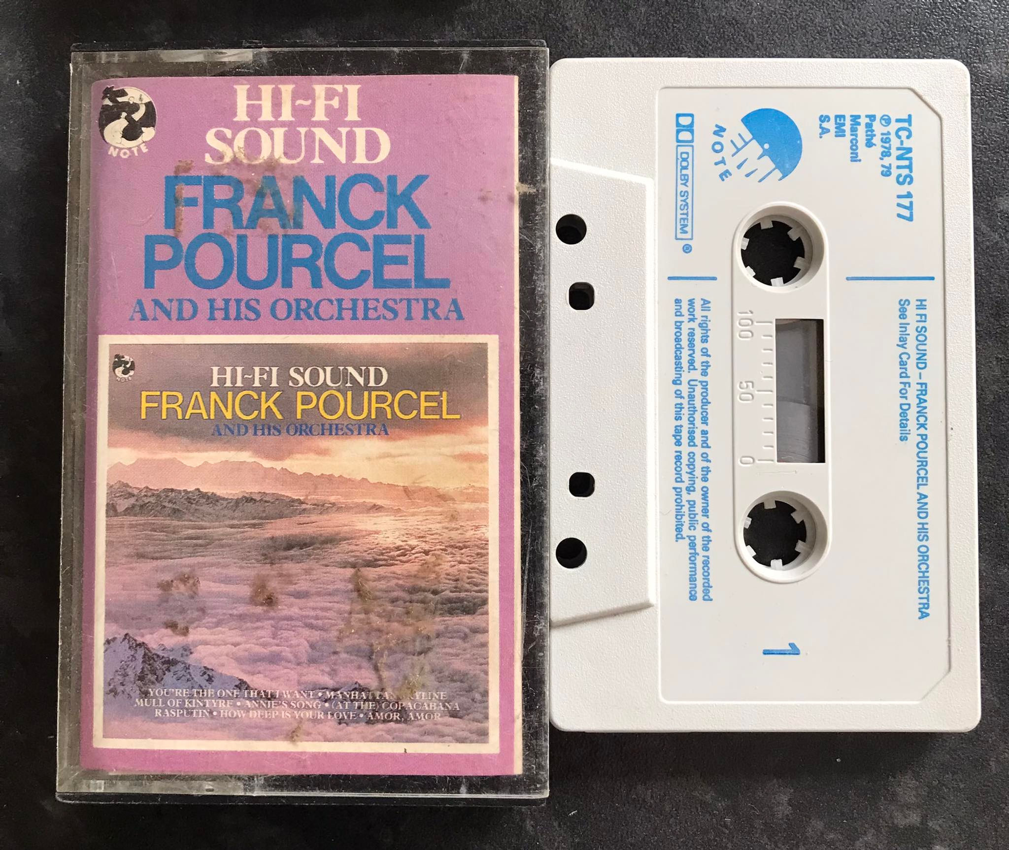 Hi Fi Sound Album, Franck Pourcel and his Orchestra, EMI, TC-NTS 177, Vintage Cassette