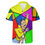 Miniaturbild: Freddie Mercury Abstract Pop Art All Over Print Casual Hawaiian Shirt