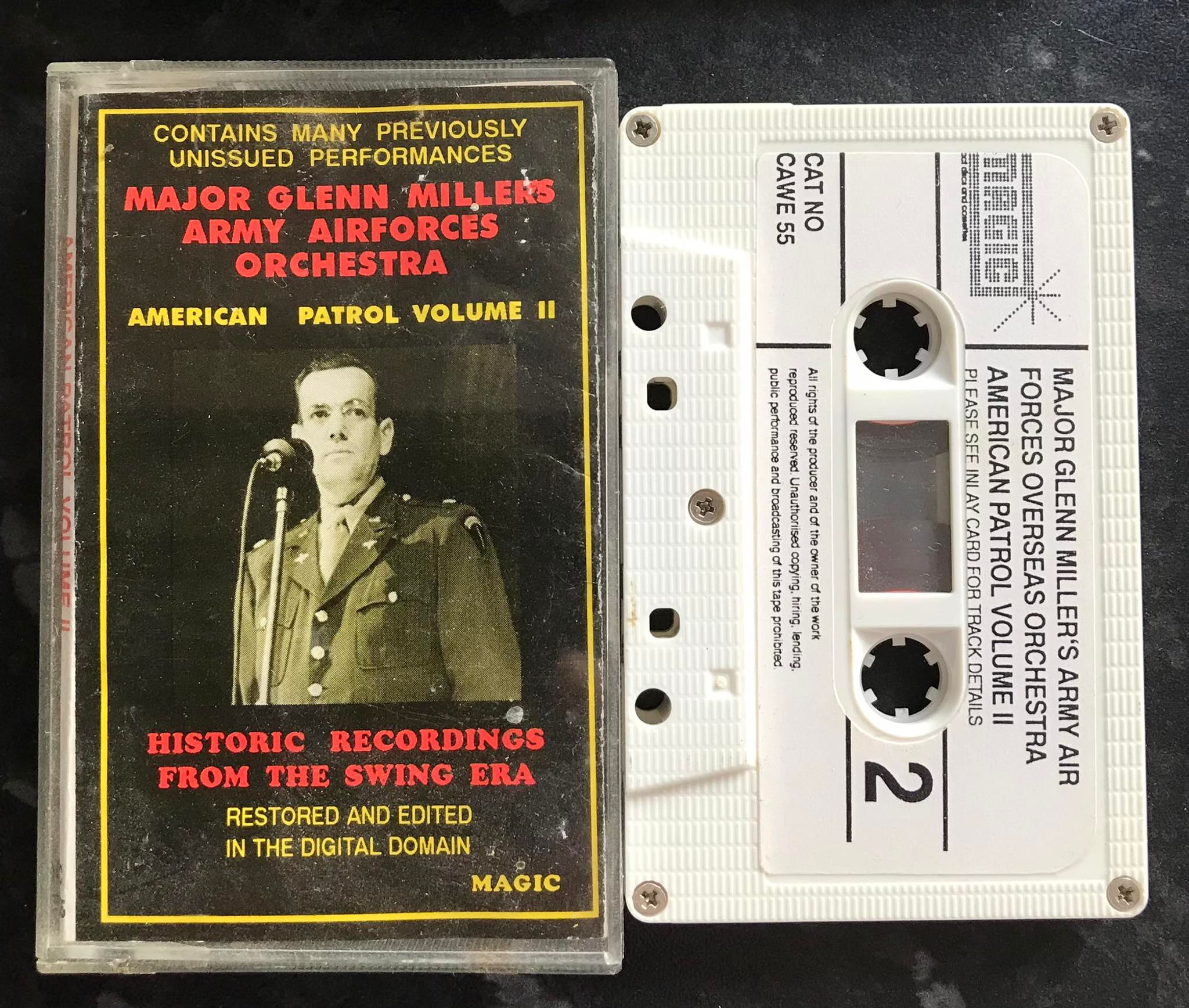 American Patrol Volume II, Major Glenn Miller's Army Air Forces Orchestra, magic, mawe55, Vintage Cassette