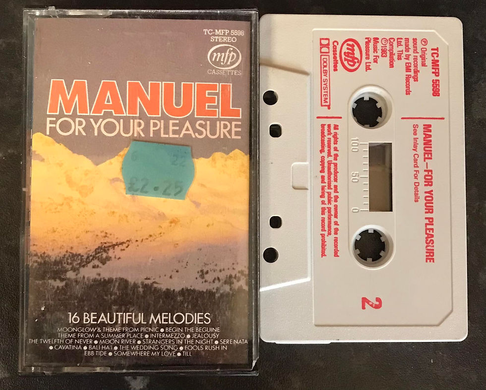 Manuel, For Your Pleasure Album, Music For Pleasure, MFP 5598, Vintage Cassette