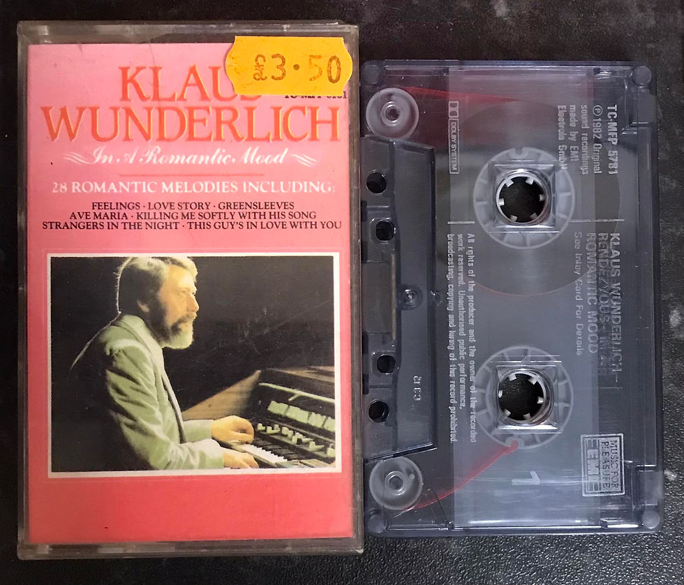Klaus Wunderlich, In A Romantic Mood Album, Music For Pleasure, TC-MFP-5781, Vintage Cassette